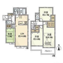 幸町戸建の物件間取画像